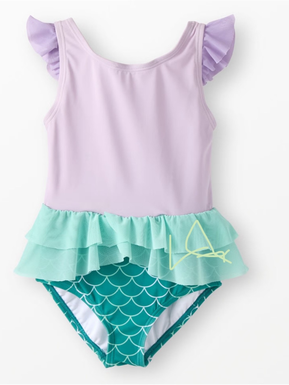 Disney Ariel Mermaid Ruffle One-Piece Swimsuit